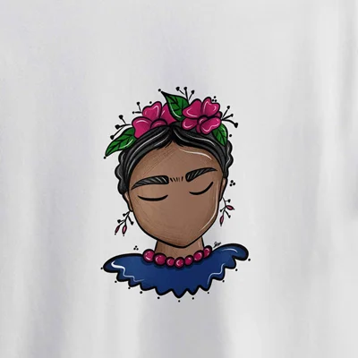 تیشرت طرح فریدا frida kahlo