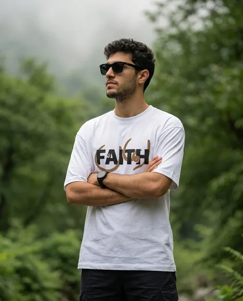 تیشرت تایپوگرافی ایمان | Faith