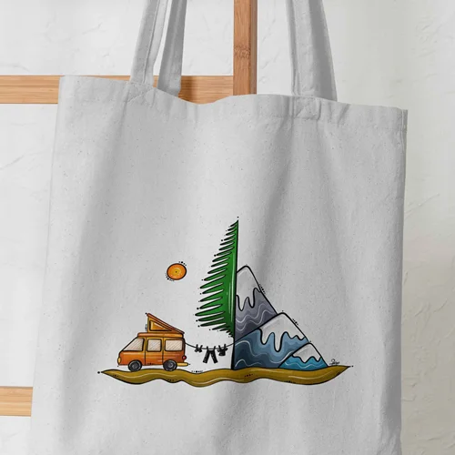 peaks and trees tshirt