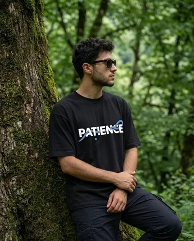 تیشرت تایپوگرافی صبر | Patience