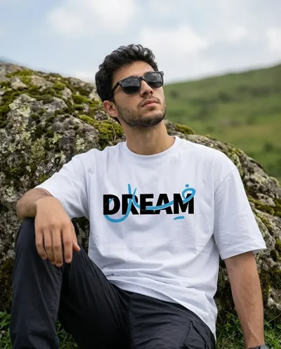 تیشرت تایپوگرافی خیال | Dream