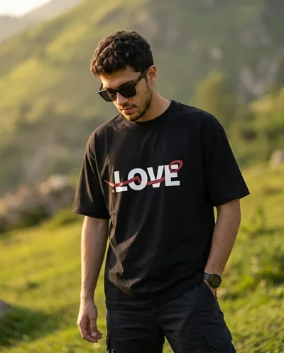 تیشرت تایپوگرافی حب | Love